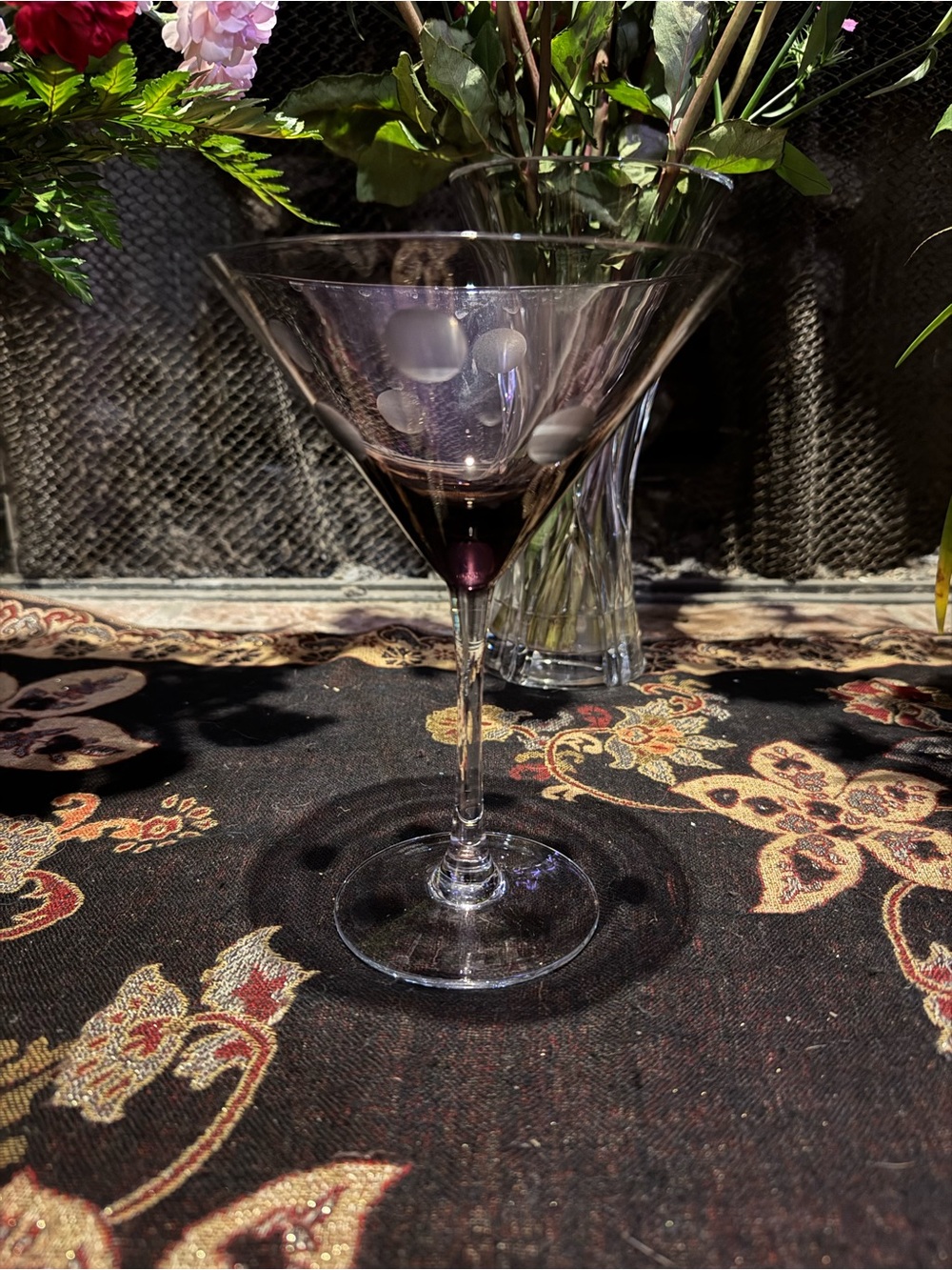 Waterford Marquis Polka Dot martini glass